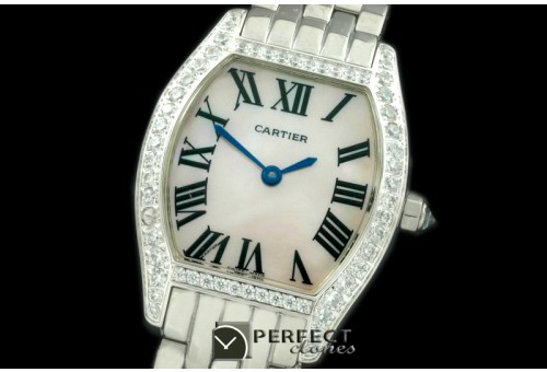 CAR-TOR-102D Tortue De Cartier SS/SS M-Pink Swiss Quartz
