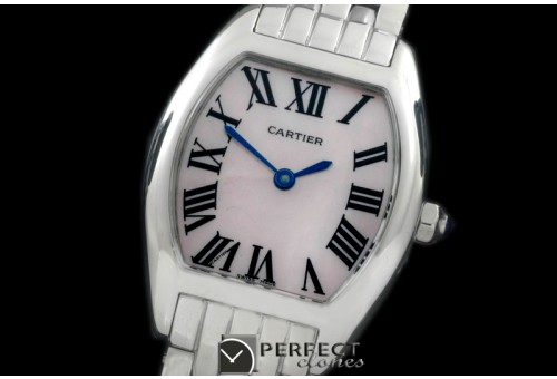 CAR-TOR-102 Tortue De Cartier SS/SS M-Pink Swiss Quartz