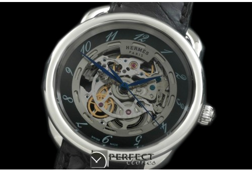 HE00801 Arceau Skeleton SS/LE Black Asian 2824