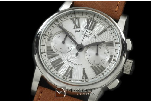 PPCH10001 517Chrono SS/LE White Jap OS2Quartz