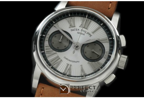 PPCH10002 517Chrono SS/LE White Jap OS2Quartz