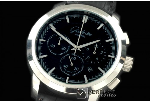 GL00052 Senator Chrono SS/LE Black OS2Quartz