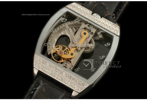 COGB10011 Golden Bridge SS/Diam/LE Asian Auto 2813 Skeleton