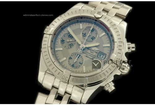 BL10076 Chronomat Evolution Ult V3 SS/SS Grey Stk A-77528800