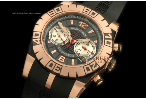 RD00183 Chronoexcel RG/RU/Blk Grey/Wht Manual HW Chrono