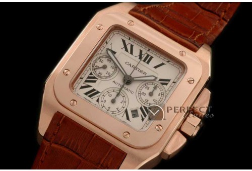 CARS1001Santos 10Chrono FG Men Asia 77528800bph