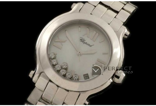 CP00112 Happy Sports SS/SS White Original Swiss Quartz