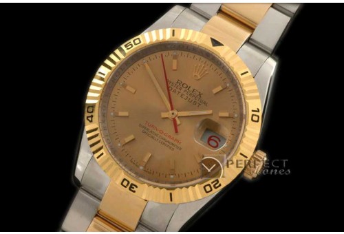 RDJMT10045 TT SS/YG TURN O GRAPH Oys TT Gold Swiss Eta 2836-2