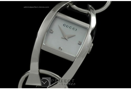 GU01051 Ladies Chiodo 123 SS/SS Pearl White Swiss Quartz/Boxset