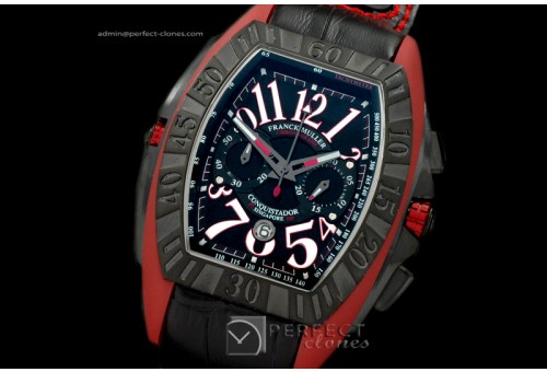 FMF1-10002 Conquistador S'Pore GP RU/LE Black Jap Quartz Chrono