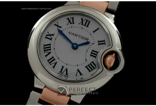 CARBA00207 Ballon Bleu de Cartier Ladies TT MOP Pink Swiss Qtz