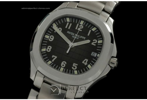 PPAQ01002 Aquanaut Jumbo V2 Auto SS/SS Black Swiss Eta 2824-2