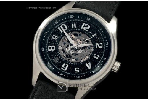 JLAM10001 Amvox Big Date SS/LE Black Asian 2813 21J