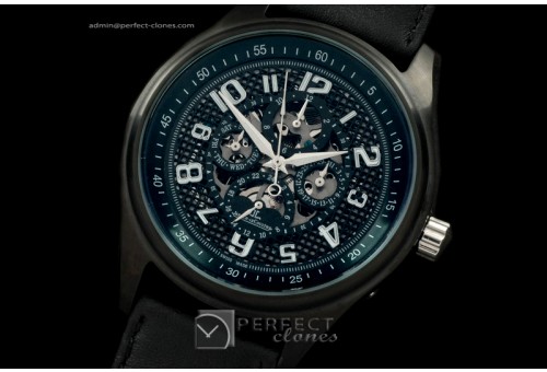 JLAM10016 Amvox Perpetual Calender PVD/LE Black Asian 2813 23J