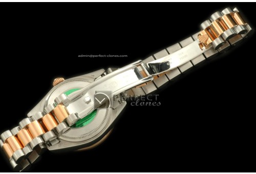 RDJmT20105 SS/YG Pres Diam Bez Pearl Brown Diam Swiss Eta 2836-2
