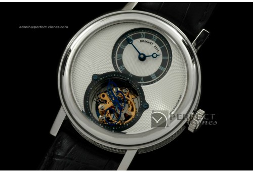 BR00112 Jubilee Tourbillon SS/Le White/Black Flying Tourbillon