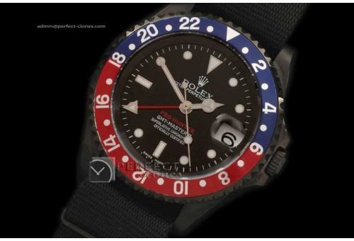 RLGPH10003 Pro Hunter GMT Master II PVD Blue/Red Bezel Swiss Eta