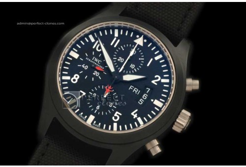 IWP10001 3789 Top Gun Pilot Chrono V1 Cer/Ny/Black A-775