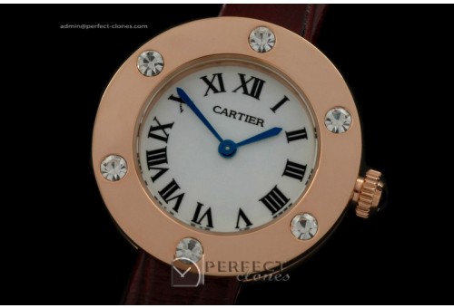 CALV10011 Ladies LOVE Series RG/LE White Jap Quartz/Boxset