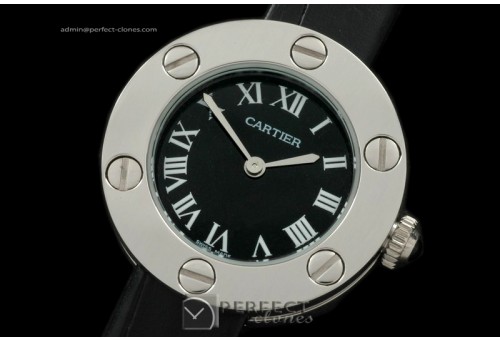 CALV10002A Ladies LOVE Series SS/LE Black Jap Quartz/Boxset