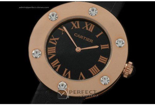 CALV10042 Men LOVE Series RG/LE Black Jap Quartz/Boxset