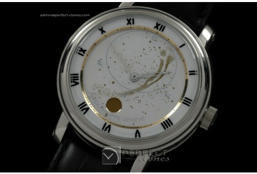 PPSM10021 Skymoon Automatic SS/LE White Asian 2813 21J