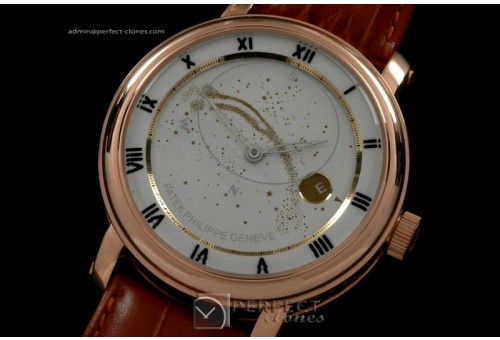 PPSM10031 Skymoon Automatic RG/LE White Asian 2813 21J