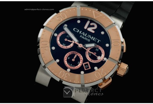 CT10123 Class One Chrono RG/RU Blk Asian 2813 21J