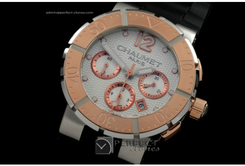 CT10122 Class One Chrono RG/RU Wht Asian 2813 21J