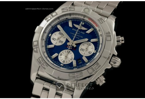 BLB01-10004 Chronomat B01 SS/SS Blue Sticks A-77528800bph