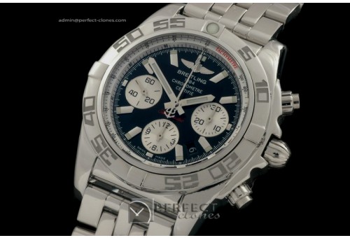 BLB01-10002 Chronomat B01 SS/SS Black Sticks A-77528800bph