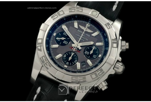 BLB01-10003L Chronomat B01 SS/LE Graphite Sticks A-77528800b