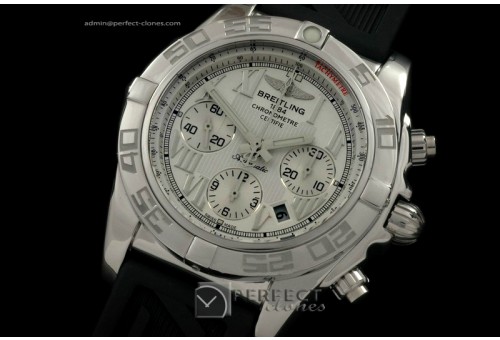 BLB01-10011R Chronomat B01 SS/RU White Roman A-77528800bph