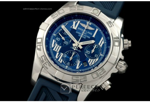 BLB01-10013R Chronomat B01 SS/RU Blue Roman A-77528800bph