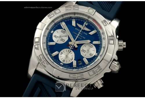 BLB01-10004R Chronomat B01 SS/RU Blue Sticks A-77528800bph