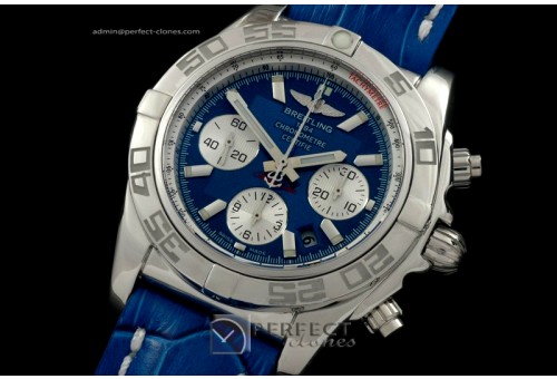 BLB01-10004L Chronomat B01 SS/LE Blue Sticks A-77528800bph