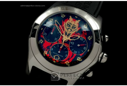 CO01012 Bubble Chrongraph "LUCIFER" Limited Ed SS/RU Asia 7750