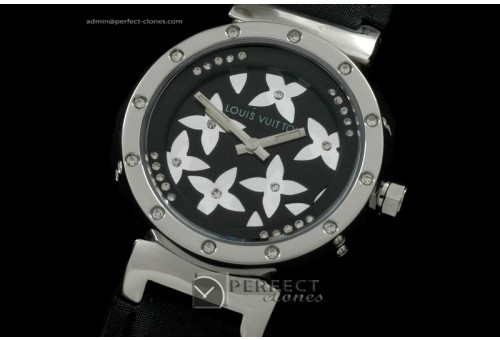 LVLE10008 Ladies Tambour Elegance SSLE Black Diam Bez Jap Quartz