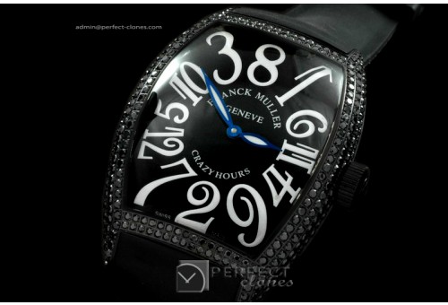 FMCR00141 Curvex Crazy Hour SS/B-Diam/RU Diam Black Asia 2813