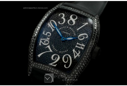 FMCR00151 Curvex Crazy Hour SS/B-Diam/RU Diam Black Asia 2813