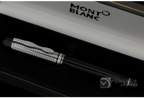 MBP0157 Writers Edition Hemmingway Black/Silver Cap Rollerball