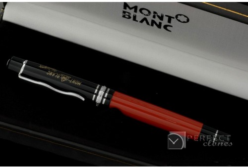 MBP0161 Writers Edition Hemmingway Red Wood/Black Cap Rollerball