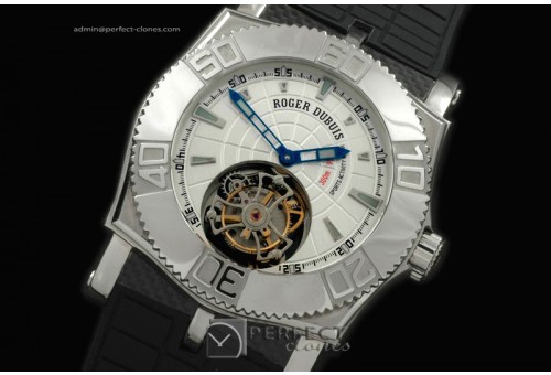 RD00088 Easy Diver Tourbillon SS/RU White Flying Tourbillon