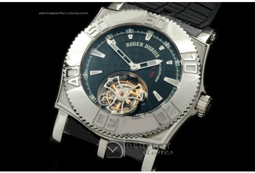 RD00089 Easy Diver Tourbillon SS/RU Black Flying Tourbillon