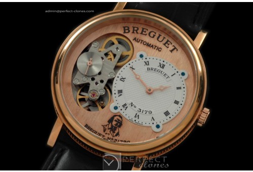 BR01024 Tourbillon 3179 RG/LE White Asis 2813