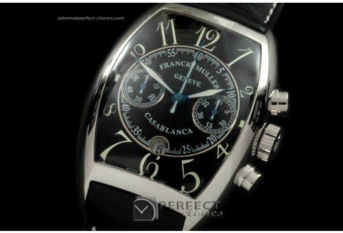 FMCA00088 Casablanca Chrono SS/RU Black Swiss 7753