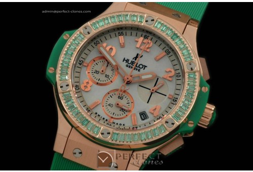 HB38-02024 Big Bang 38mm RG/Sq G/Ruby/Ru Aspen White Jap Quartz