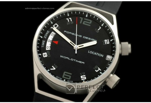 PDWT10001 Worldtimer SS/RU Black Asian 2813 21J