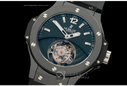 HBT10001 Big Bang Tourbillon Cer/RU Black Flying Tourbillon