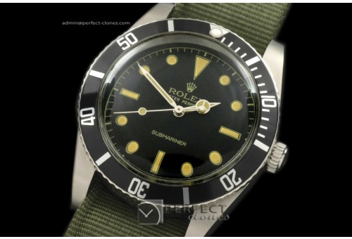 RLSV10023 Vintage 50s James Bond Sub 6205 SS/Nato Blk A-2836